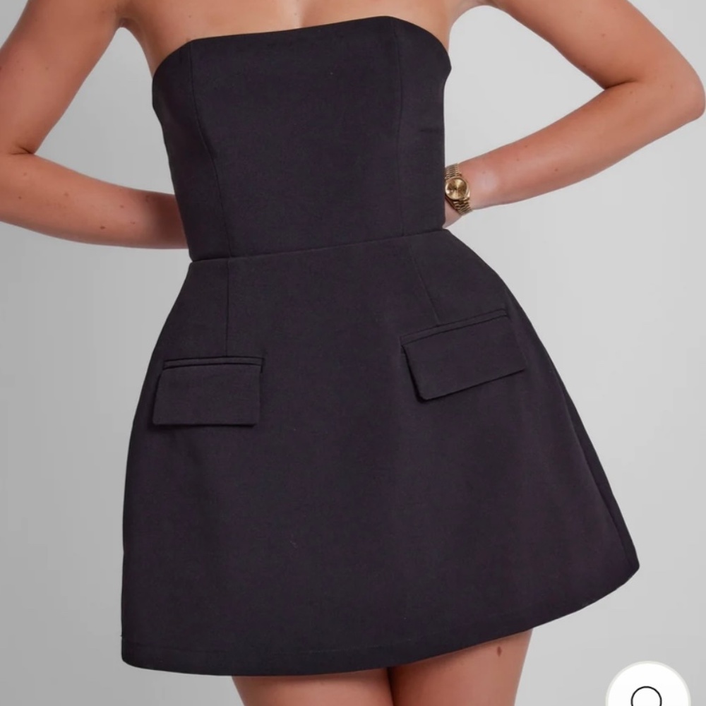 Odd Muse The Ultimate Muse Strapless Dress in Black